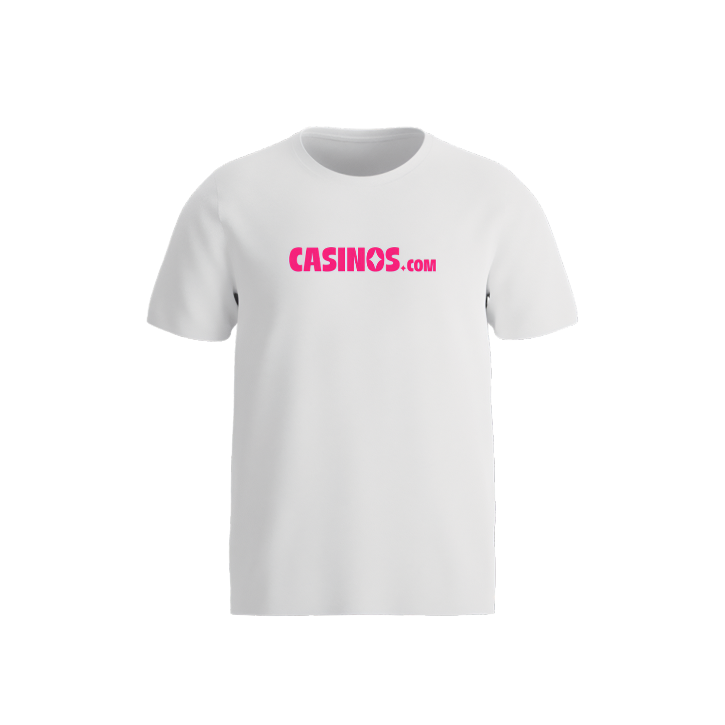 The Premium White Casinos.com T-Shirt – Licensed to Chill