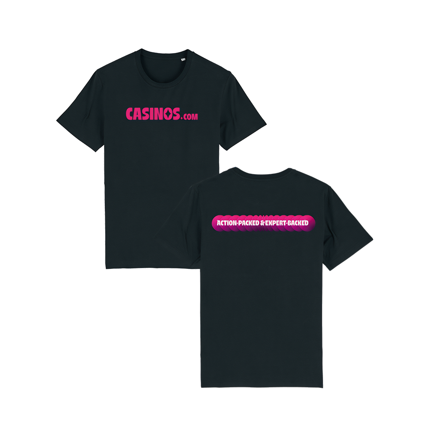 Black Casinos.com T-Shirt – Mission: Look Effortless