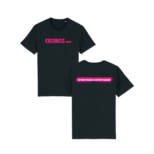 Black Casinos.com T-Shirt – Mission: Look Effortless